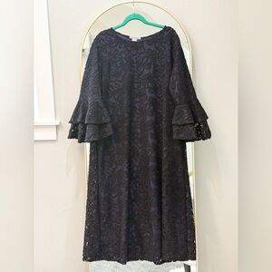 Navy Lace Dress